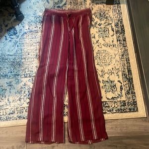 Old Navy Wide Leg Drawstring Linen Pants